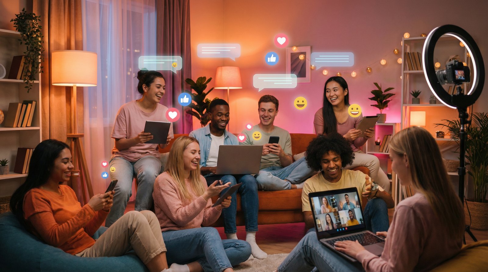 小蓝视频社区互动